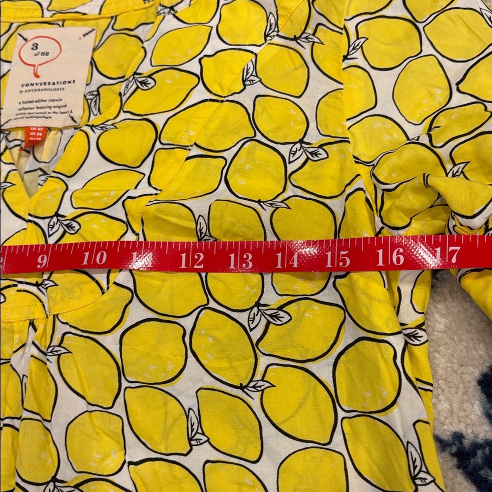 Anthropologie Lemon Top 00 - Picture 6 of 7